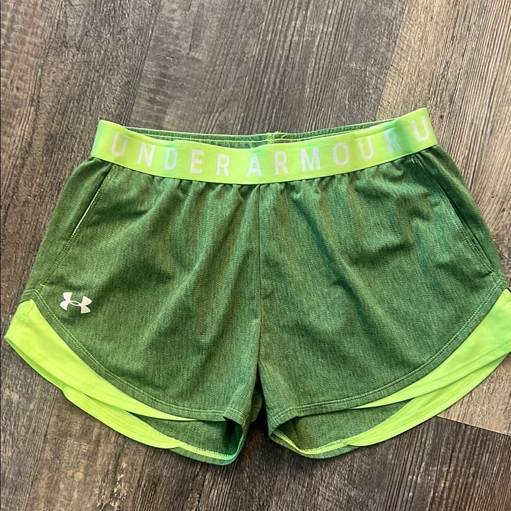 Under Armour Green Athletic Shorts